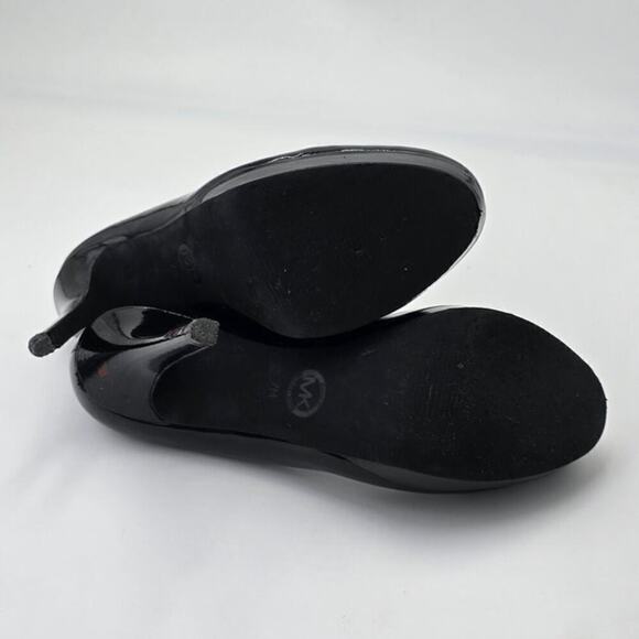 MICHAEL Michael Kors Ionna Pump Platform Heels Black Patent Leather 7M - Picture 4 of 10
